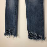 DL1961  Mara Instasculpt Straight Ankle Jeans Destroyed Raw Fringe Hem Photo 3