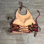 Altar'd State ‎ Women's Paisley Floral Bikini Top Size Small Multicolor Photo 1