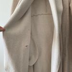 Sanctuary Cream Coat, Front Wrap & Button | M Photo 5