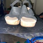 Clarks COLLECTION BY  Annadel black Nubuck Wedge Slingback7.5 Photo 1