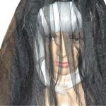 Black mourning veil. Perfect for Halloween Photo 1