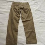 Marithe Francois Girbaud tan khaki trousers slim leg unique styling Size XS Photo 3