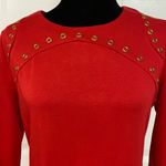 Spence Dress Spence Red midi longsleeves dress. Size medium Photo 6