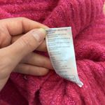 Free People Free‎ People Katie Pullover Textured Cotton Cropped Sweater in Magenta Size XS Photo 3