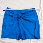 La Perla NWT 100% silk blue twisted shorts/beach cover/italy40 Photo 8