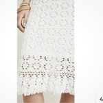 Anthropologie Britannia Crochet Midi White Dress Sz M Photo 2