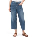 Lucky Brand Size 10 30 High Rise Wide Leg Crop Jeans Cropped Photo 2