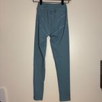 PLTSport Steel Blue Stitch Detail Gym Leggings Activewear Womens Size 6 Photo 3