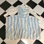 Tommy Hilfiger  Collection Handkerchief Hem Shirt Dress Long Sleeve Patriotic sz8 Photo 5
