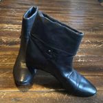 Costume National convertible Leather Bootie Boots Black Size 7.5 Photo 8