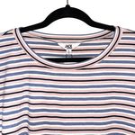 Jack by BB Dakota NWT Fasay Pink Striped Drop Sleeve Cropped Knit Top Photo 1
