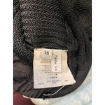 Balenciaga Paris Knit Dress Long Sleeve Sheer Stripe Dark Black Size 38 size S Photo 2