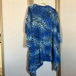 Premise FINAL MARKDOWN  Blue and Black Abstract Top XXL Photo 7
