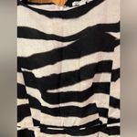 Banana Republic  Zebra Print Linen Cocktail Sheath Dress Cap‎ Sleeve Size 0 Photo 7