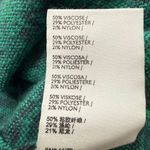 Maeve Anthropologie Floral Knit Mock Neck Sweater Green Black XS Photo 7