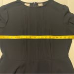Liz Claiborne  LIZ NOW Navy Long Sleeve Vintage Peplum Top Dress Photo 9