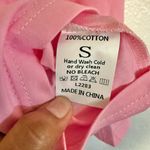 Everlynn Apparel Puffed Satin Sleeve Size Small NWT Color Pink Round Neck Photo 5