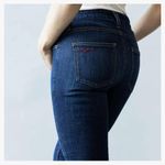 Kimes Ranch Chloe Western Denim Mid Rise Flare Jeans Size 0/34 Blue Photo 2