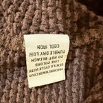 Habitat Clothes to Live in Shirt Womens M Brown Waffle Textured V Neck Lagenlook Photo 4