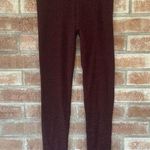 Aerie NWT Glitter Chill Play Move Leggings Maroon XS Photo 0