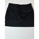 Athleta  Black Athletic Skirt Shorts Skort W/ Pockets & Drawstring Size M Photo 6