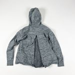 Nike Women's Tech Pack Full Zip Cotton Blend Hoodie Jacket Heathered Gray XS Photo 3