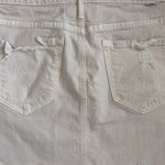 MOTHER Denim MOTHER Superior The Vagabond Mini Fray Skirt in Soft Pink Photo 14