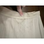 Ellen Tracy VTG  Midi Skirt Size 4 Beige Pleated Preppy Academia Office Work Twee Photo 6