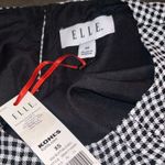 Elle  Black & White Checkered Fit and Flare Dress Size XS NWT Photo 2