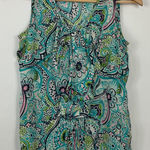 Lilly Pulitzer Womens Sleeveless Silk Eliza Top Ruffle Front Floral Photo 0