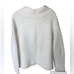 Anthropologie Moth Women's Wool Blend Mock Neck Fuzzy Knit Pullover Sweater Photo 1