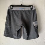 Mission Playground Board Shorts 4 Sun Graphic Swim Trunks Eco Spandex Swim Gray Photo 5