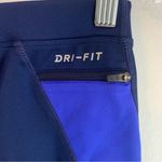 Nike  Dri-Fit Dark & Royal Blue Cropped Leggings Photo 2