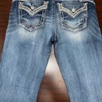 Miss Me Chloe Boot Jeans Size 28 with Rhinestones Photo 3