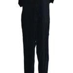 Lulus Lulu’s Black Sheer Short Sleeve Jumpsuit Photo 0