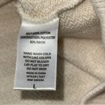 By Together  L Natural Taupe Knit Cotton Stripe Collar Neck Sleeveless Vest Top Photo 6