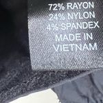 Haute Monde Crop Top Womens L Black Smocked Puff Sleeve Milkmaid Coquette Witchy Photo 4