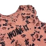 Kate Spade  NY Women’s Size L Pink Floral Work It Ruffle Cap Sleeve Tank Top Photo 1