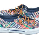 Sperry Shoes Women's Size 7 Top-Sider Plaid Boat Memory Foam Comfort Casual Photo 0