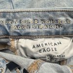 American Eagle Jeans Women's Size 6 Short Curvy Super High Rise Baggy Straight Photo 3