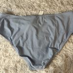 J.Crew  Seersucker High Cut Bikini Bottoms 2X Striped NWT Photo 4