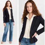Veronica Beard NWOT  Scuba Classic Blazer W Dickey Insert And Cuffs Size 4 Photo 2