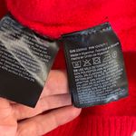 H&M NWT  Red Button-Up Short Sleeve Knit Cardigan Sweater Size Medium Photo 5