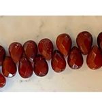 Sterling Silver Artisan Faceted Carnelian Necklace and Drop Earrings Photo 11