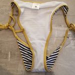 đź’•DIANE'S BEACHWEARđź’• Blue Striped Sailor Triangle Top String Bikini M/L NWOT Size undefined Photo 14