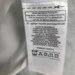 Adidas Womens yellow white full zip jacket 3 stripes size X-Small Photo 3