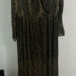 The Room  Black and Gold Maxi‎ Dress Photo 0