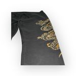 Lucky Brand Vintage Y2K: ✽ Dragon Geisha Embroidery Sweatpants ✽ Black ✽ Large Photo 6