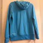 Under Armour  Women’s Bright Blue Fleece Long Sleeve Hoodie - size M Photo 4