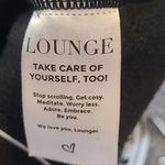 Lounge  BRANDED WAIST AND ANKLE THICK KNIT BLACK JOGGER SWEATPANTS SMALL Photo 11